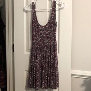 Purple Floral Dress